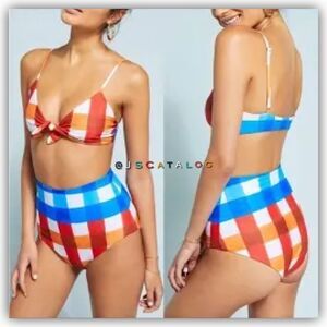 NEW Plus Size 2-Piece Cheeky Bottom Bikini